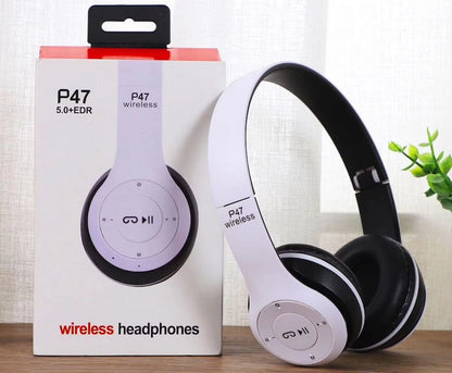 Audifonos de  Bluetooth 5.0 P47 TWS con micrófono para música, para iPhone, Samsung, Android e iOS.