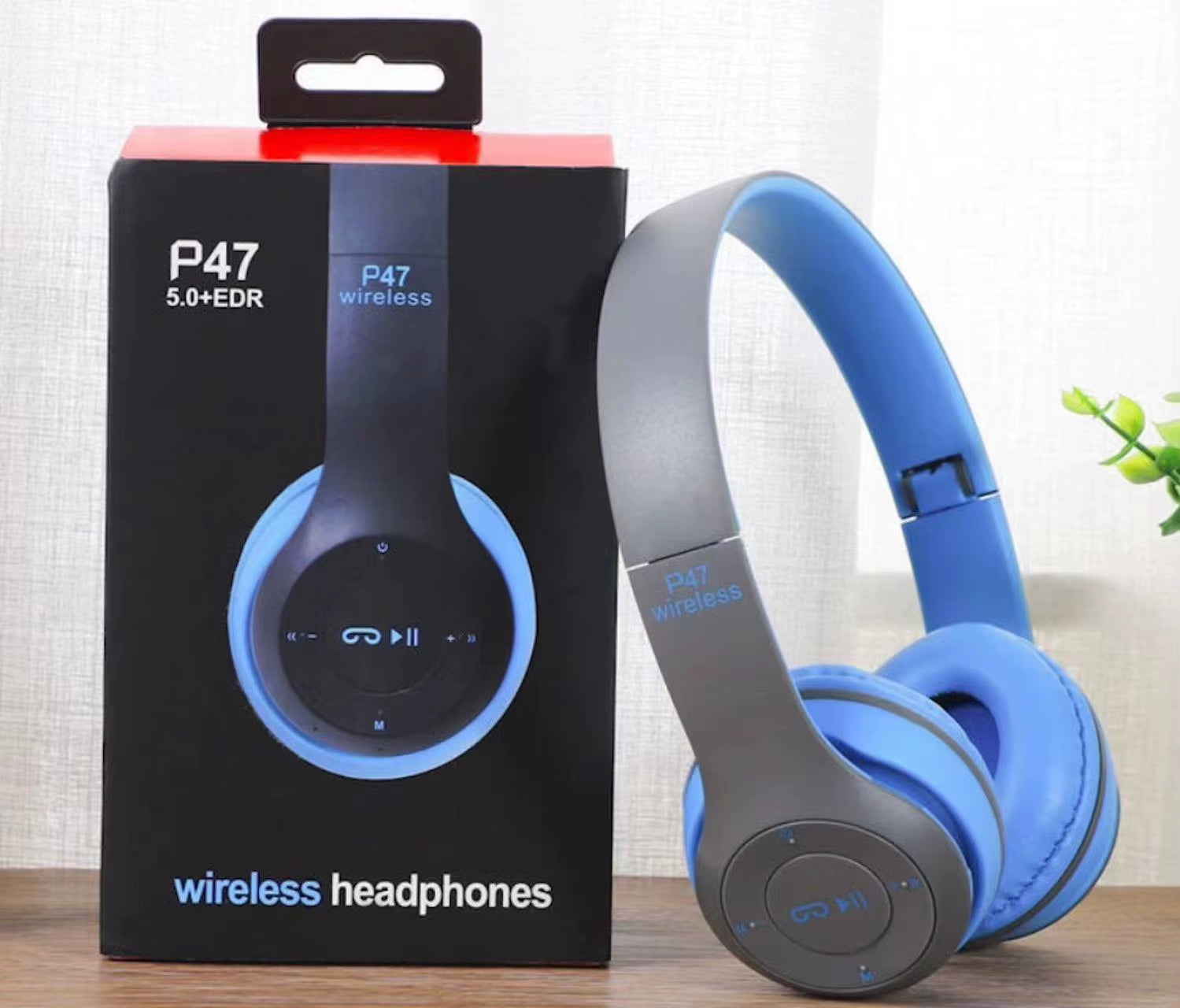 Audifonos de  Bluetooth 5.0 P47 TWS con micrófono para música, para iPhone, Samsung, Android e iOS.