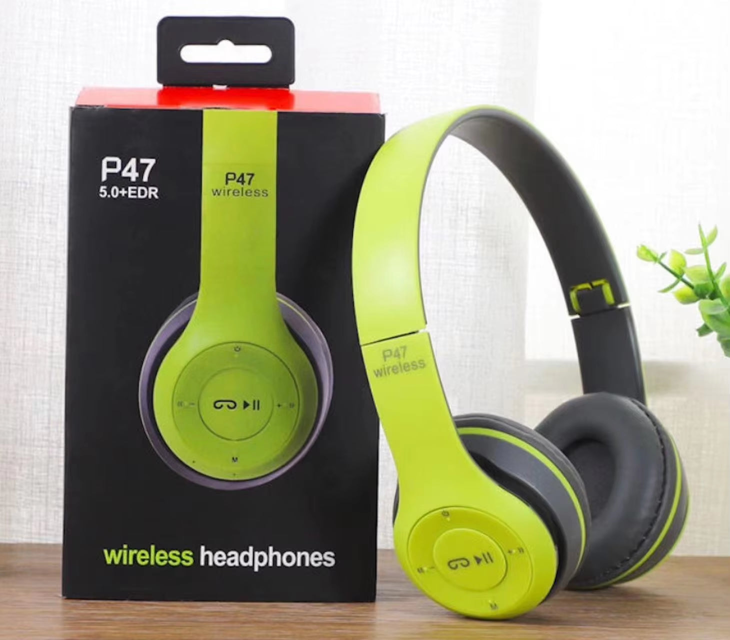 Audifonos de  Bluetooth 5.0 P47 TWS con micrófono para música, para iPhone, Samsung, Android e iOS.
