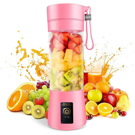 ¡Lleva tu energía a todas partes! Con esta licuadora portátil recargable de 380 ml 