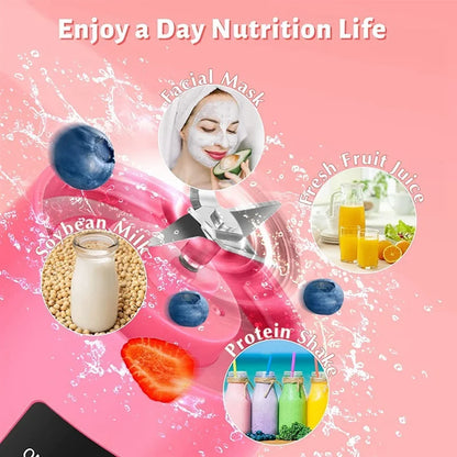 ¡Lleva tu energía a todas partes! Con esta licuadora portátil recargable de 380 ml 