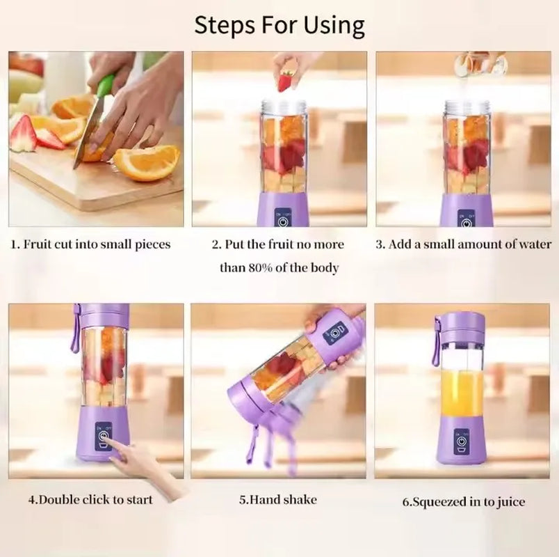EcoBlend™ – Licuadora USB para Jugos y Smoothies