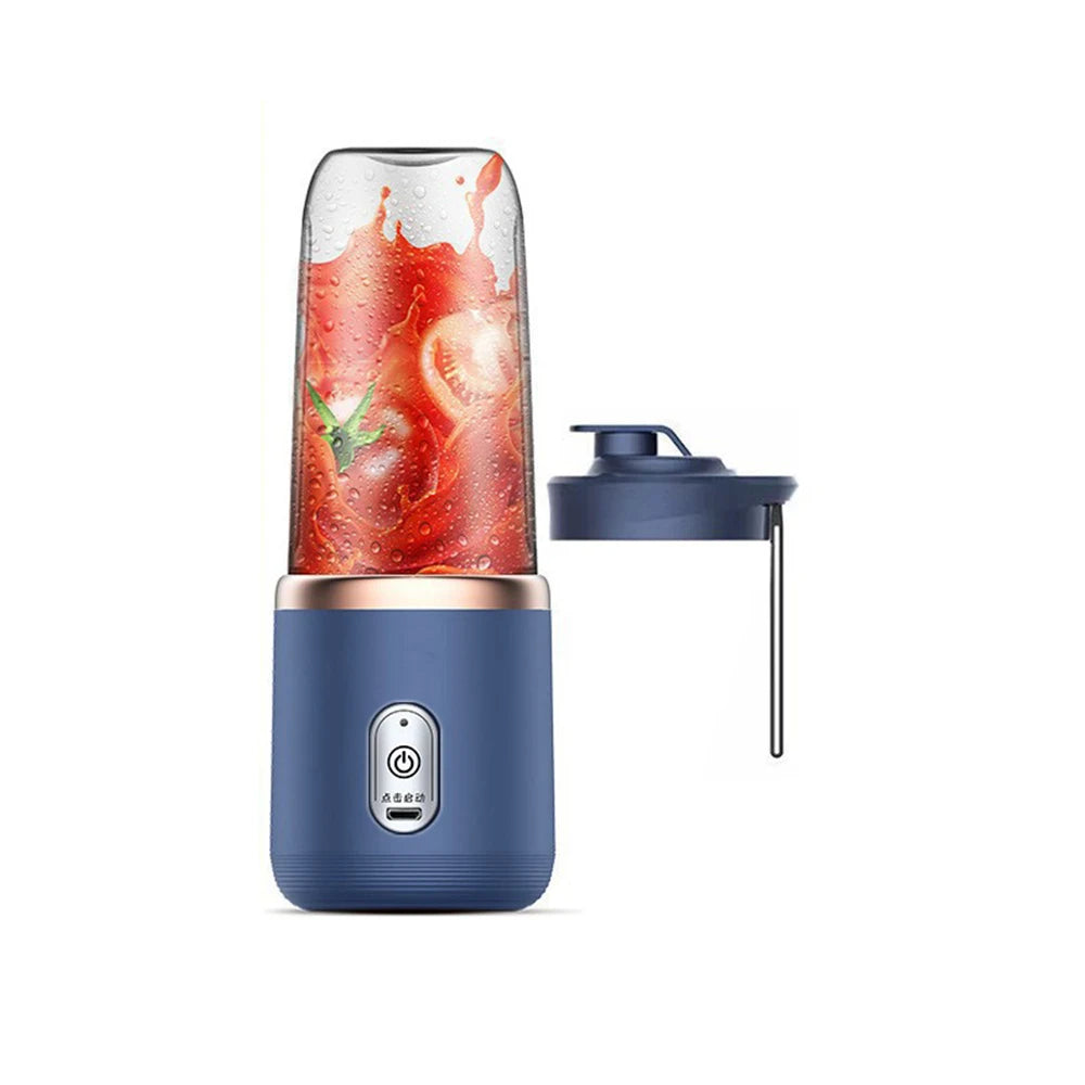 Mini Licuadora Portátil USB Recargable de 6 Cuchillas – Personalizable con Logo | Batidora Eléctrica para Frutas y Smoothies