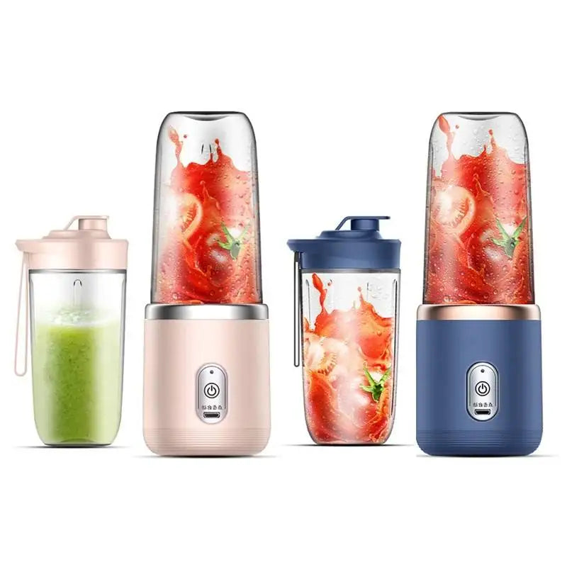 Mini Licuadora Portátil USB Recargable de 6 Cuchillas – Personalizable con Logo | Batidora Eléctrica para Frutas y Smoothies