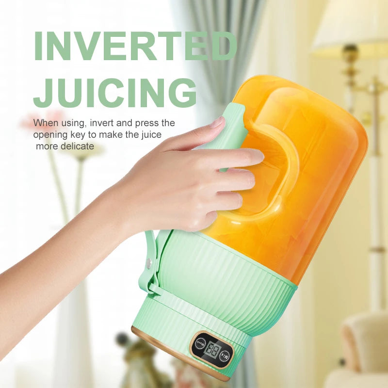 Licuadora Portátil de 1000 ML – Smoothies y Jugos Frescos Donde Quieras 